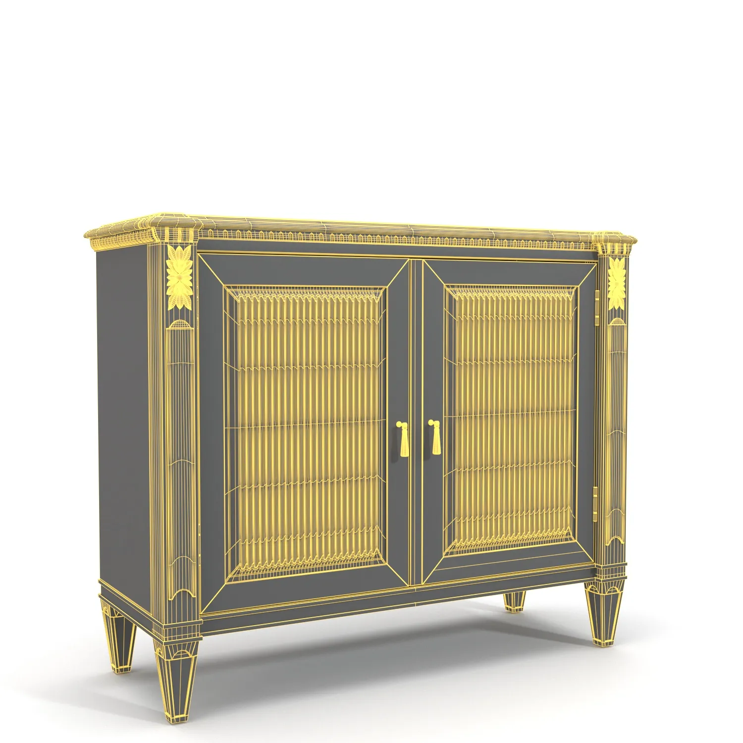 Hooker Furniture Sanctuary Madame Accent Chest PBR 3D Model_07